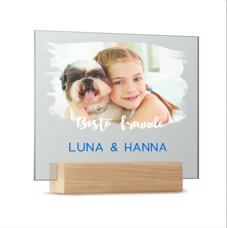 Acryl-Glas "Beste Freunde"