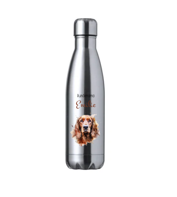 Thermosflasche Hundeportrait