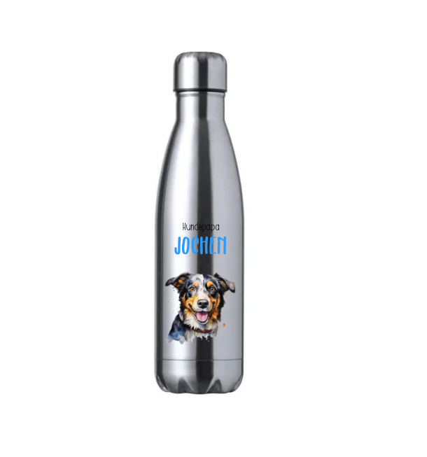 Thermosflasche Hundeportrait